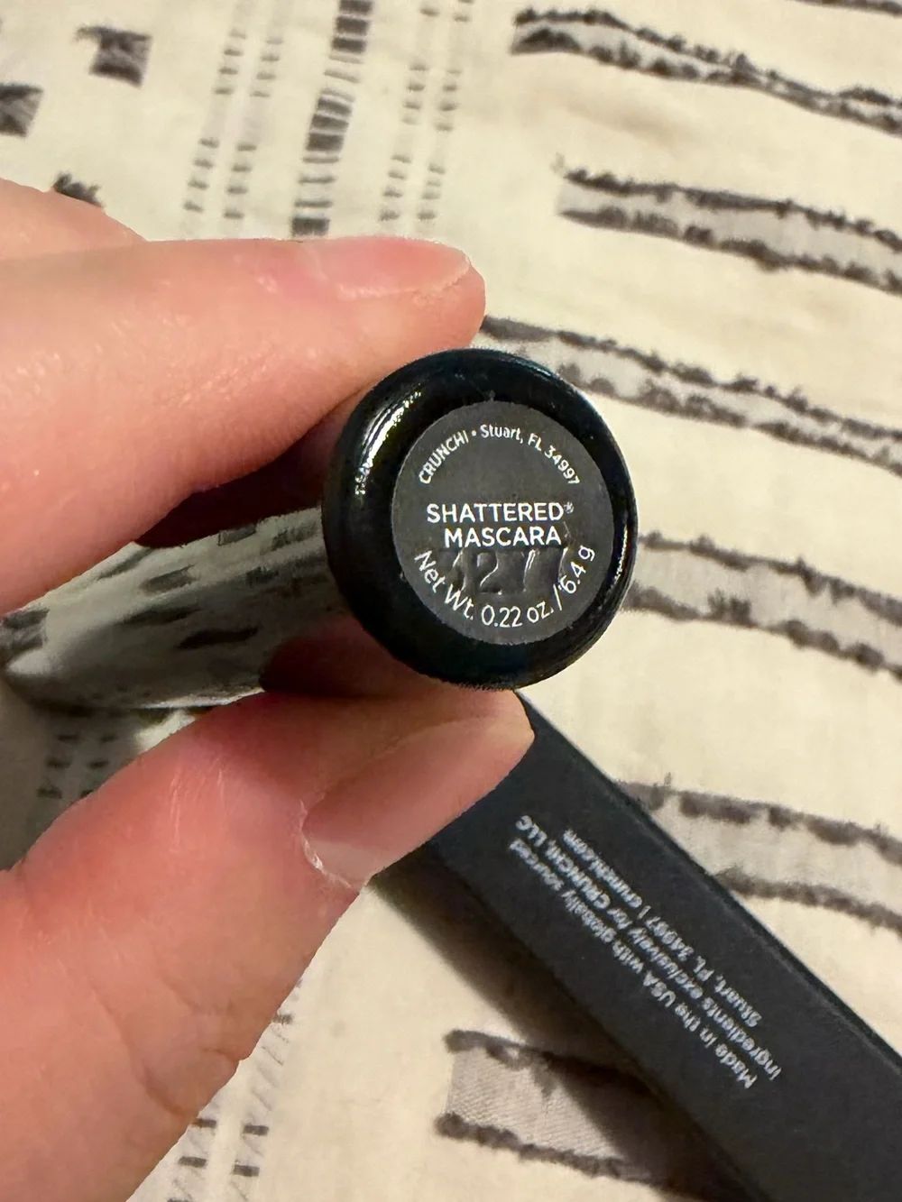 NEW Crunchi Shattered Mascara Black Vegan Clean Beauty